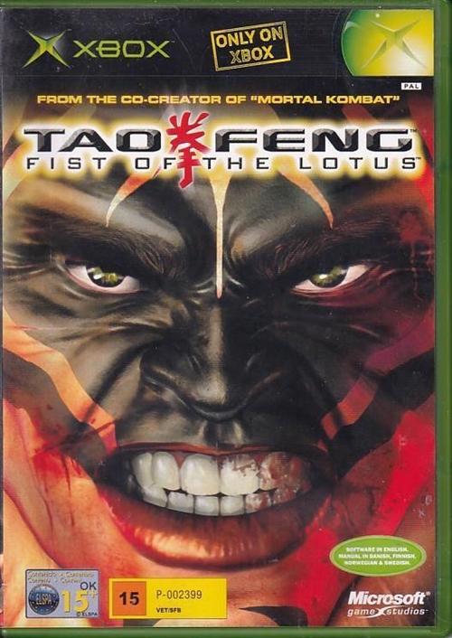 Tao Feng Fist of the Lotus - XBOX (B Grade) (Genbrug)